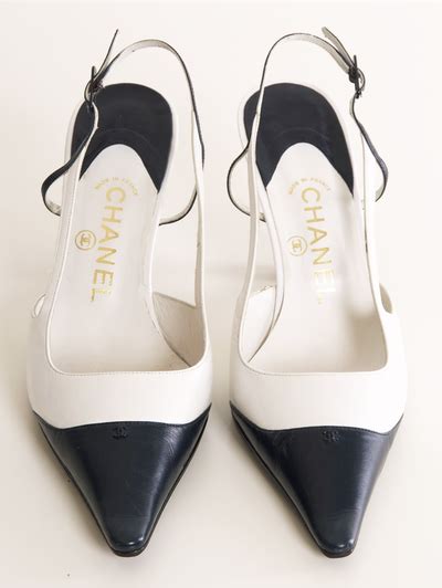 chanel heels white|vintage chanel heels.